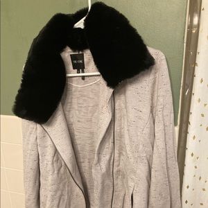 NWT Jacket with faux fur collar